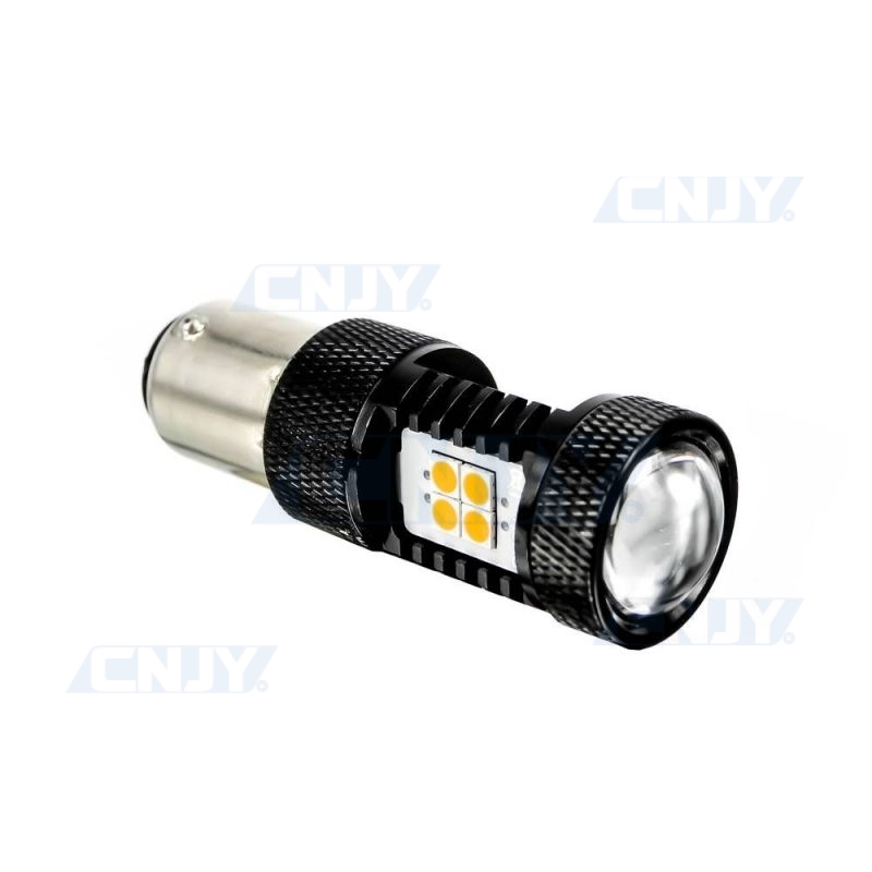 Ampoule LED BA15S 12V blanche pour clignotants moto