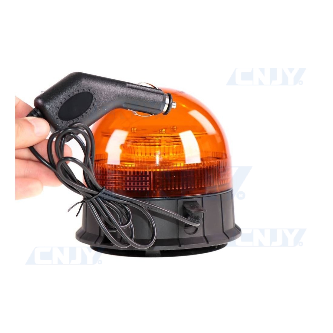  Gyrophare LED orange 12V sans fil lumière