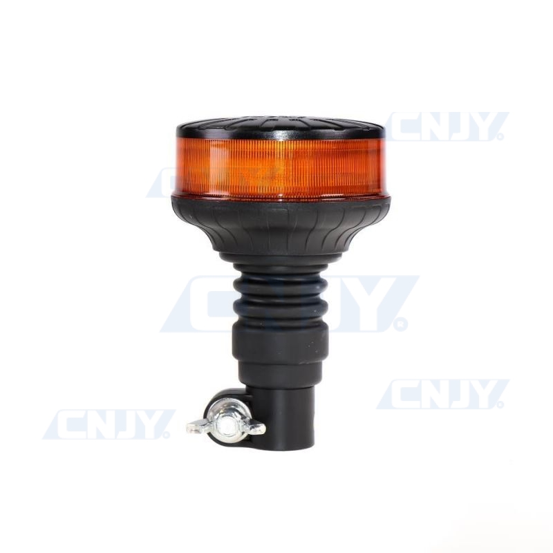 Gyrophare led 36W orange compact sur mât flexible ECE R65