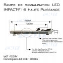 Rampe de signalisation led IMPACT-F16®