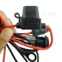 Faisceau câblé d'alimentation auto moto camion pour feux et phare additionnels LED