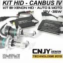 KIT BI-XENON H4 HID CANBUS BALLAST HQ SLIM CNJY TECH-NEW SYSTEME ANTI ERREUR ODB