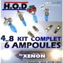 PACK 8 AMPOULES HOD+VEILLEUSES LED POUR FORD S MAX 