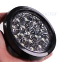 feu recul à led rond pour remorque blanc 12V 24V