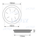 feu recul à led rond pour remorque blanc 12V 24V