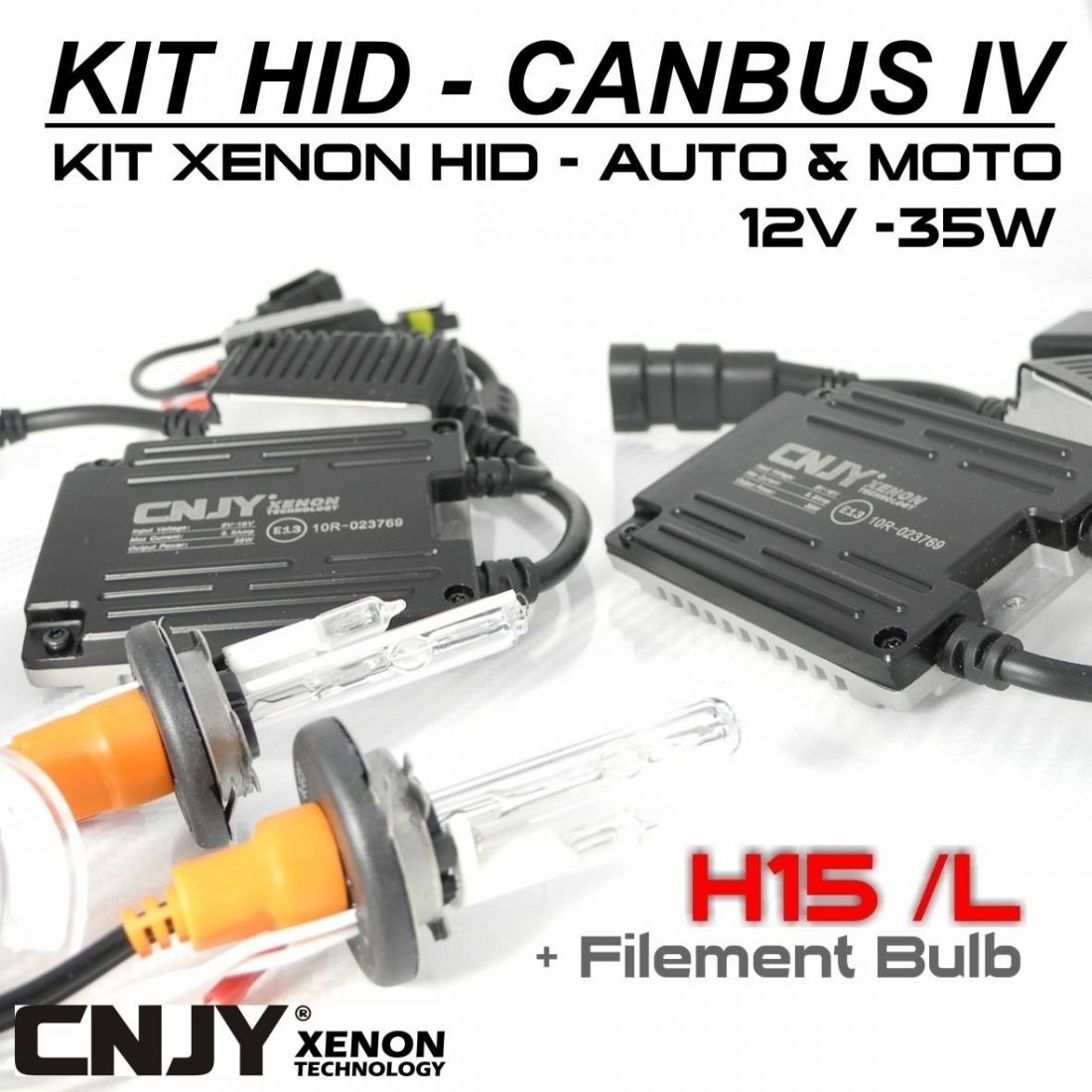 Kit Xenon H7 6000K Anti Erreur Canbus 
