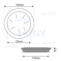feu clignotant à led rond pour remorque orange 12V 24V