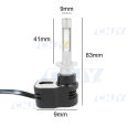 Ampoule led feux de route H3