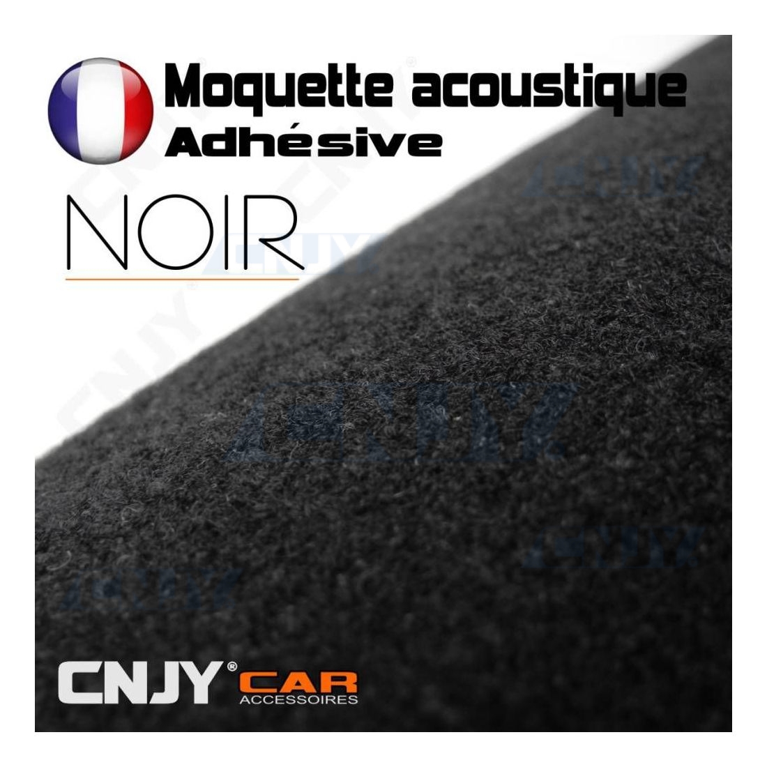 Moquette acoustique adhésive