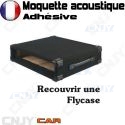 ROULEAU DE MOQUETTE ACOUSTIQUE ADHESIVE NOIR