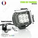 FEUX PHARE DE TRAVAIL CNJY LED 18W CREE 