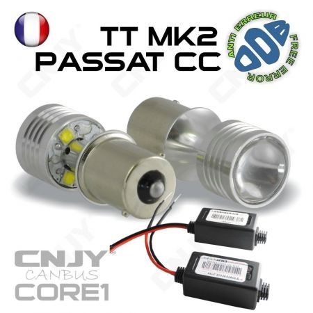 2 AMPOULE LED CNJY TITAN3.G KIT BA15S P21W ANTI ERREUR PLUG AND