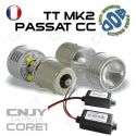 2 AMPOULES LED CNJY CORE1+ KIT BA15S P21W ANTI ERREUR PLUG AND PLAY SANS ERREUR ODB POUR FEUX JOUR VW PASSAT CC & AUDI TT MK2