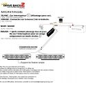 Feux de pénétration pour calandre à led blanc 12V 24V 