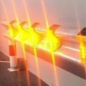 Balise solaire à led pour rail et glissière de sécurité