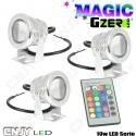 PROJECTEUR CNJY MAGIC GZER - SPOT RGB RVB MULTI COULEUR COLOR 10W 12V -DECORATION BAR AUTO TUNING DISCOTHEQUE