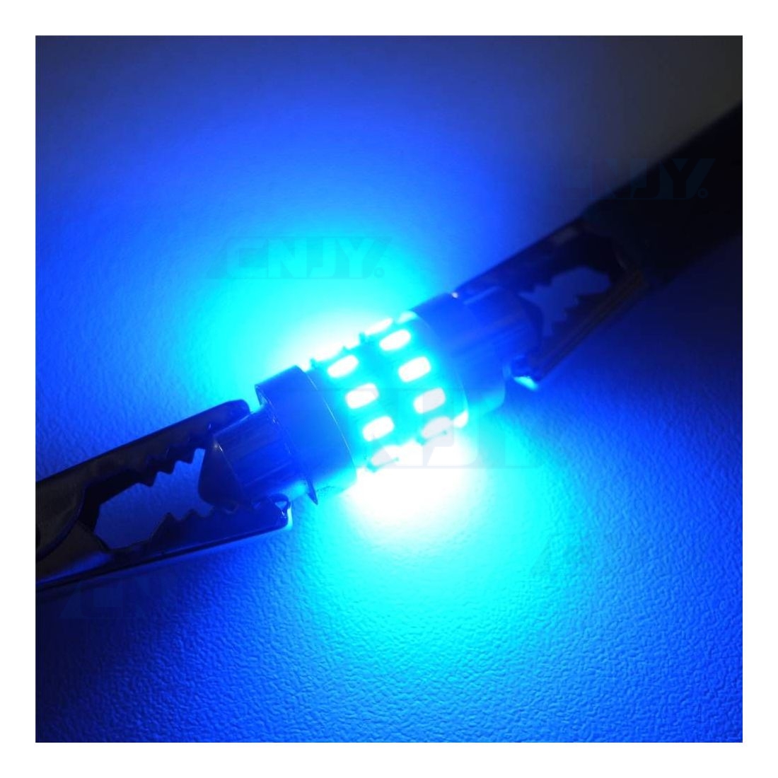 PACK 4 AMPOULES LED BLEU C5W 36mm+W5W Habitacle