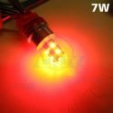 AMPOULE LED P27/7W 3157 CREE ROUGE 12V 24V