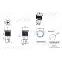 INTERRUPTEUR A LED ON/OFF NC NO C