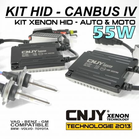 KIT XENON H7 HID BALLAST 55W SLIM CNJY CANBUS 4 TECHNOLOGIE ANTI ERREUR ODB 2013 !!