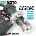 KIT XENON HID H4-MOTO HI/LOW 35W AVEC PRISE PLUG AND PLAY & BALLAST QUICK START 