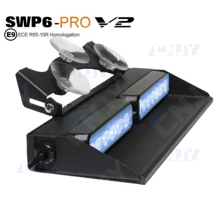 Feu à éclat led bleu pour pare brise SWP6-Pro® 36W 12V/24V