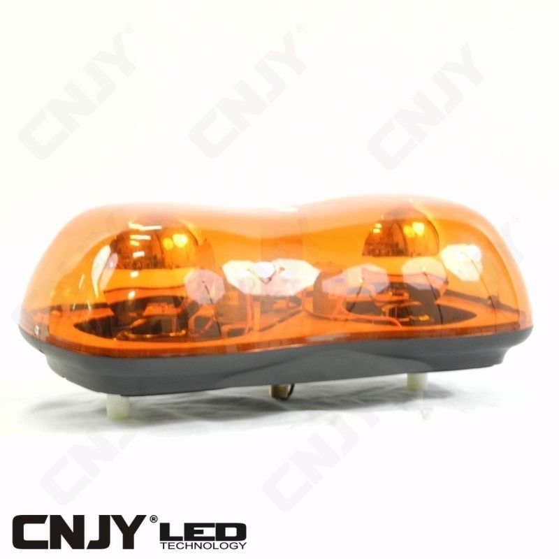 Gyrophare led double rotatif Daytona 110W orange à visser