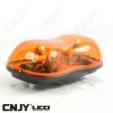 Gyrophare led double rotatif Daytona 110W orange à visser