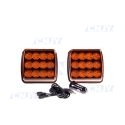 Kit de signalisation magnétique led sans fil orange