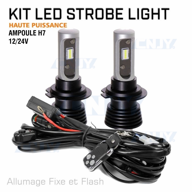 Lampe LED Snoshine H4 24V pour camion, alimentation électrique, lumière de  sauna, lampe LED H7, lampe