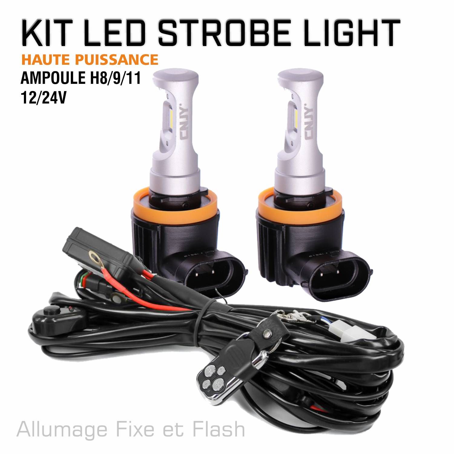 Ampoules LED H15 et Kits LED H15 Haute Puissance 12V et 24V