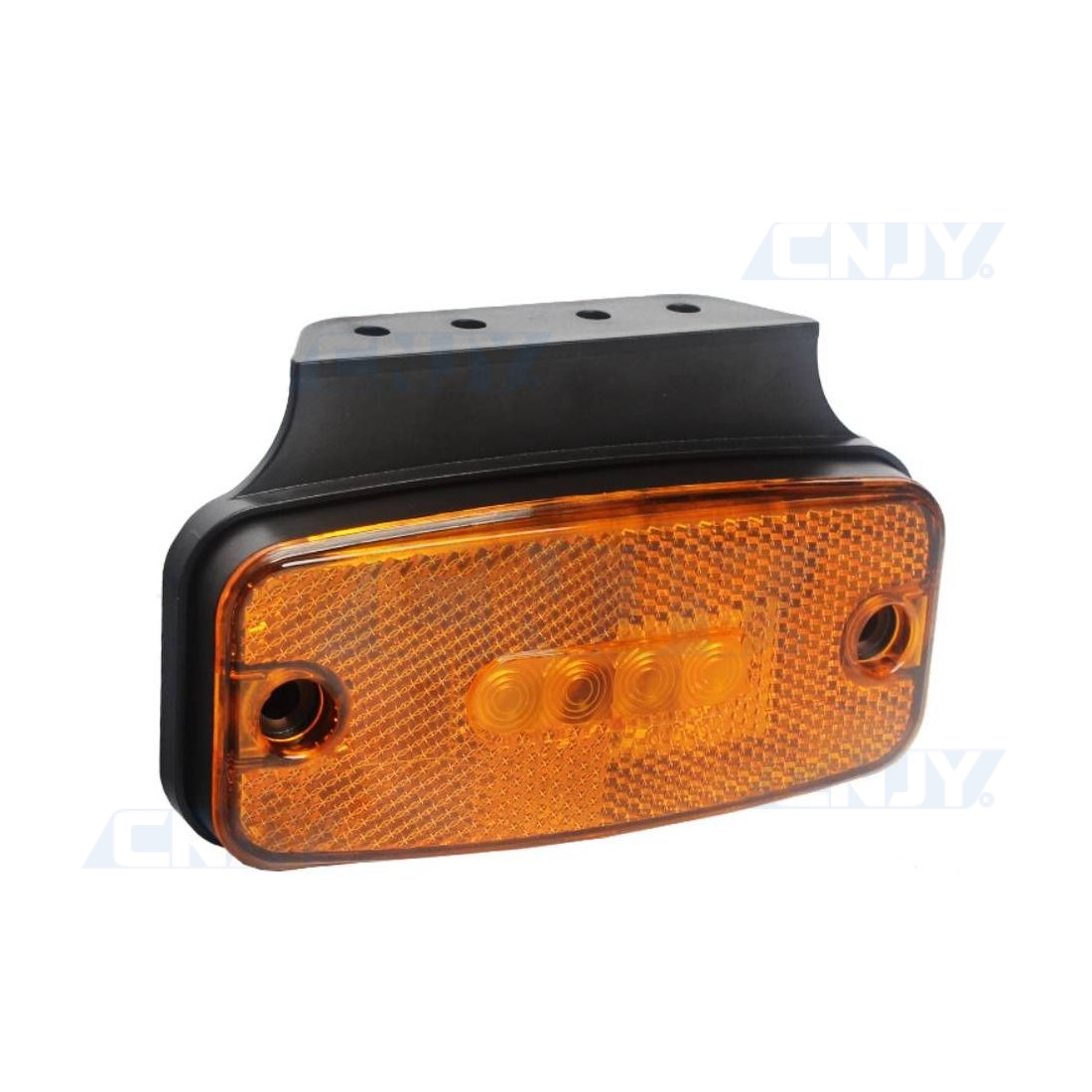 Feu de gabarit et de position pour camion et remoque à led orange 12v 24V  homologué E9 ECE 10R.