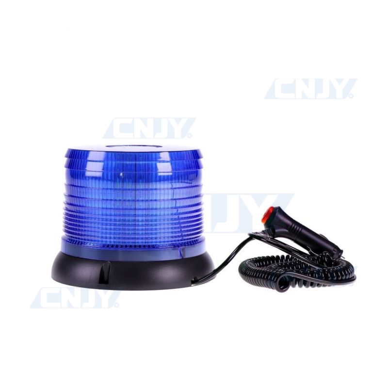 Gyrophare led bleu magnétique ECE R65 12v 24v