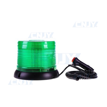 Gyrophare led vert magnétique ECE 10R 12v 24v