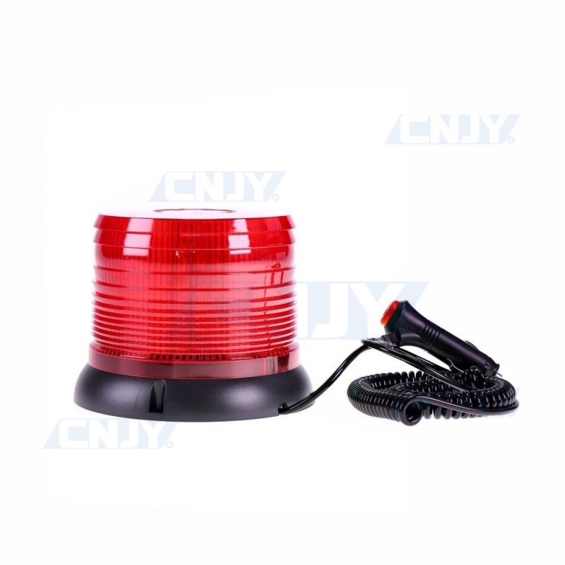 Gyrophare led rouge magnétique ECE 10R 12v 24v