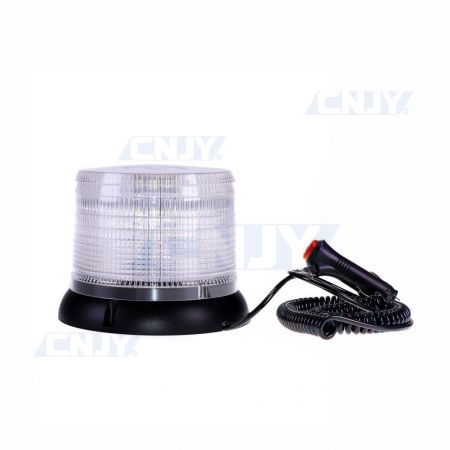 Gyrophare led blanc magnétique ECE 10R 12v 24v