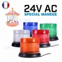 Gyrophare led pour animation de manège forain 24V AC 