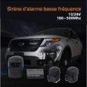 Kit sirène d'alarme basse fréquence SPIRAL® 12V/24V