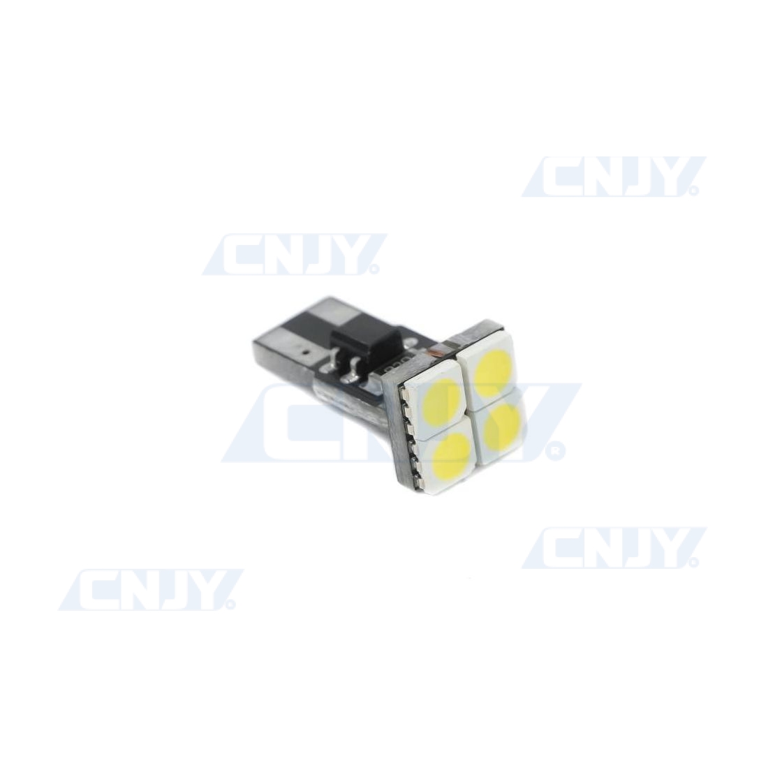 1 AMPOULE LED W5W T10 12V 4 LED FACE SMD 5050 ANTI ERREUR CANBUS ODB POUR  PLAFONNIER AUTO.