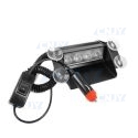 Feux à éclat led et ventouse pour pare brise