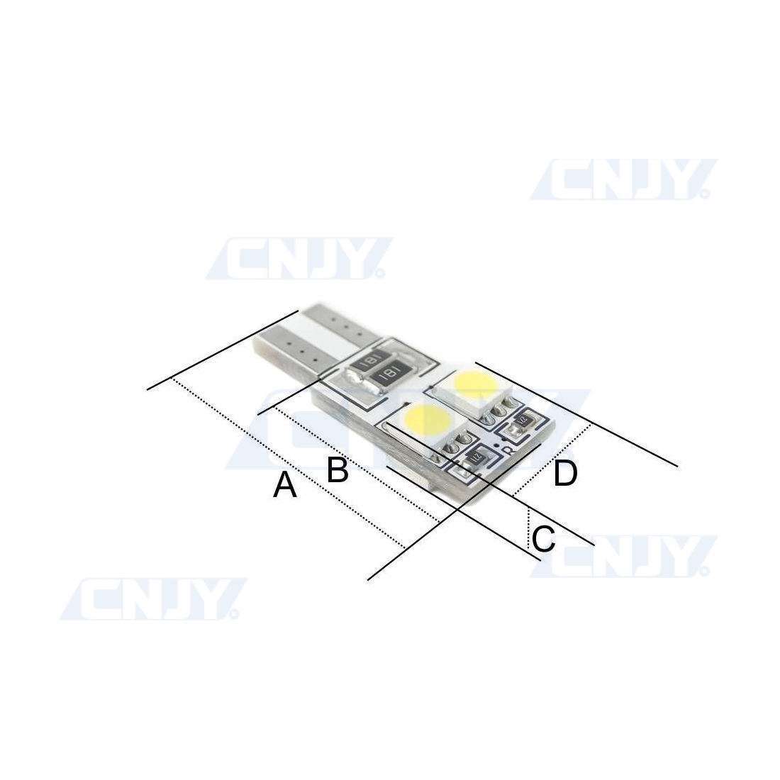 Ampoule T10 w5w plafonnier