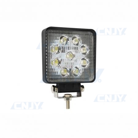 PHARE LED RECTANGLE MAX-POWER 120W + DRL BLANC