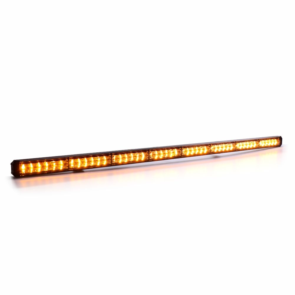 Rampe lumineuse LED slim orange + centre blanc illuminé, 1,20M - 10/30V