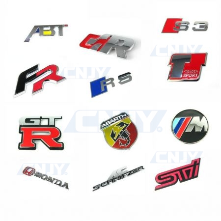 Logo Badge Auto 3D Adhésif décoratifs 