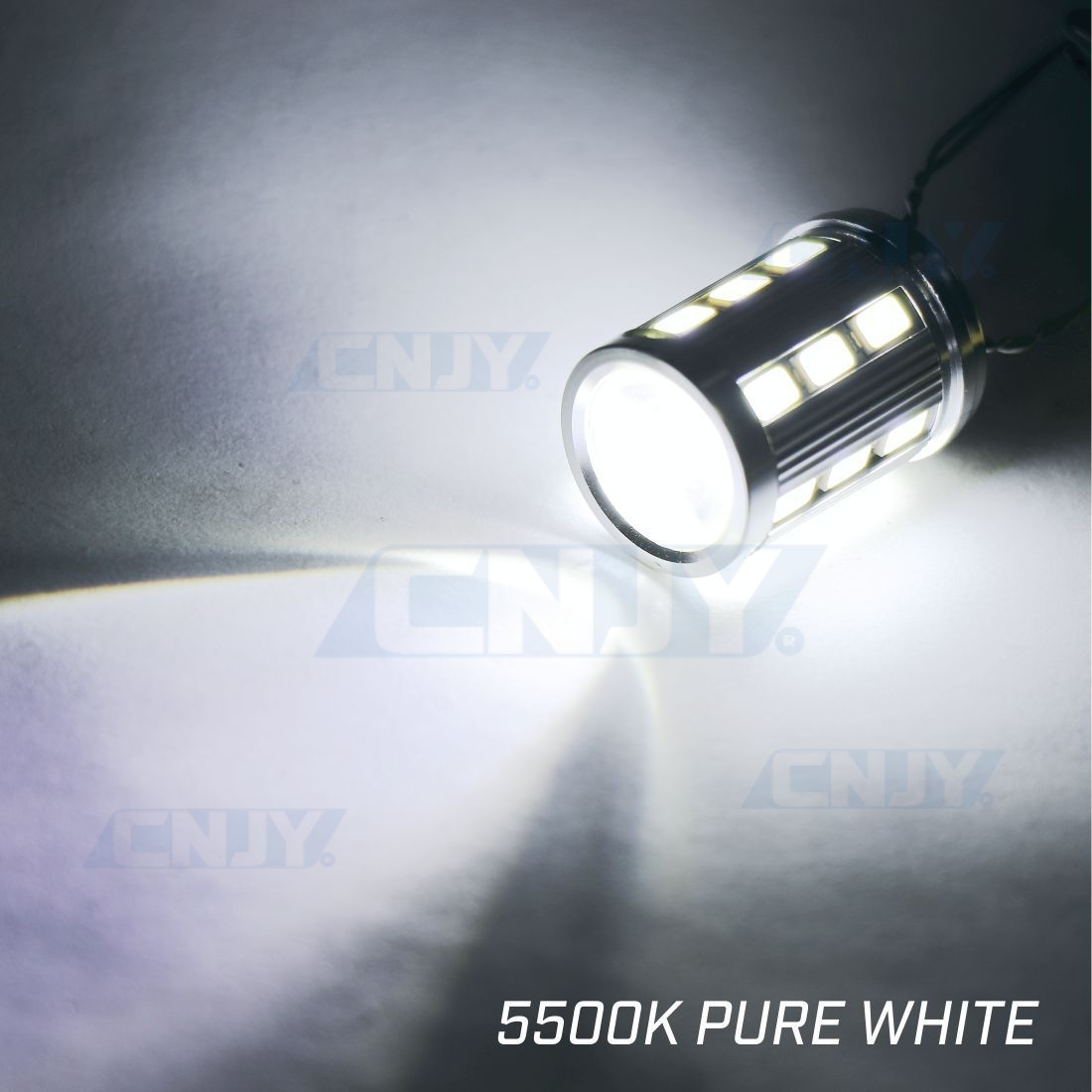 Ampoule LED W21/5W / 6 LEDS HAUTE PUISSANCE BLANC / LED T20