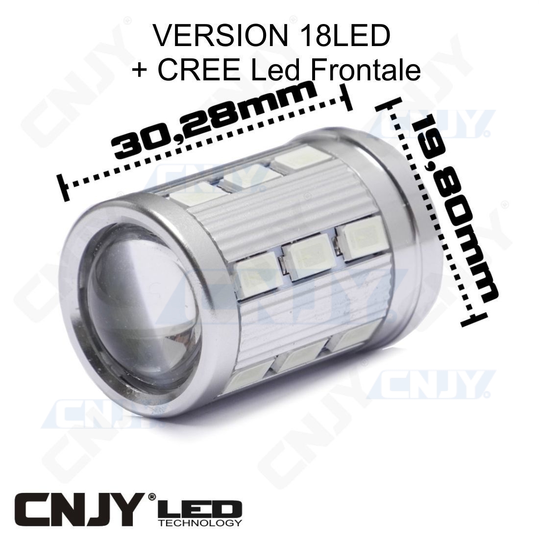 1x Ampoule LED T20 21 leds W21 5W Canbus veilleuse de jour phare