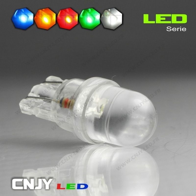 AMPOULE LED T10 W5W A LENTILLE TIGER 12v