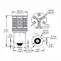 AMPOULE 45 LED CERAMIC-S® BAU15S RY10W PY21W 1056 BLANC 12V