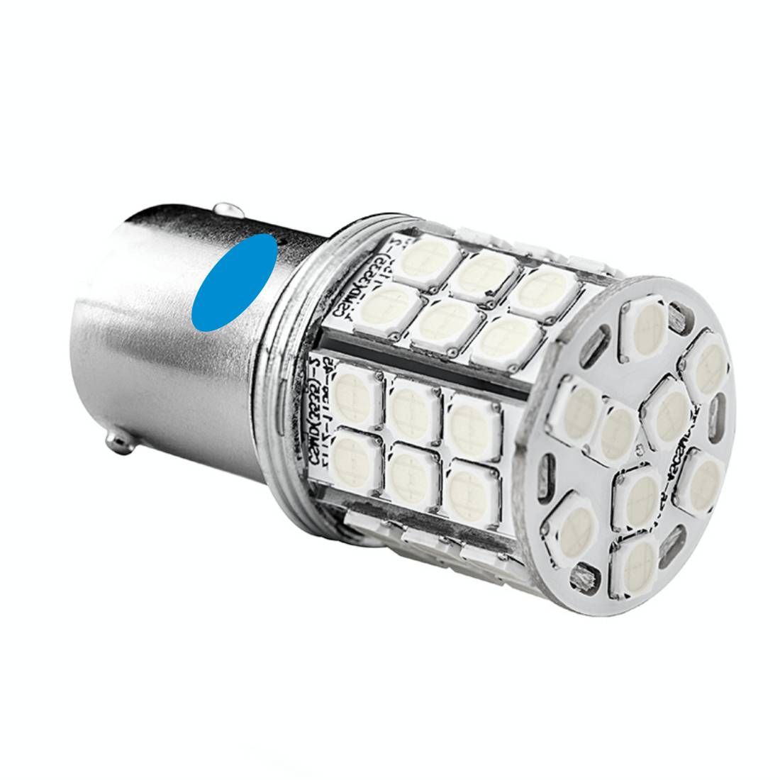 Ampoule LED BA15S P21W blanche 6/12V