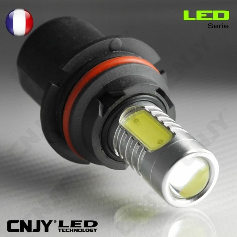 1 AMPOULE LED HB5 9007 P29T 8W HLU 8000K 12V POUR FEUX DE JOUR & PHARE ANTI BROUILLARD